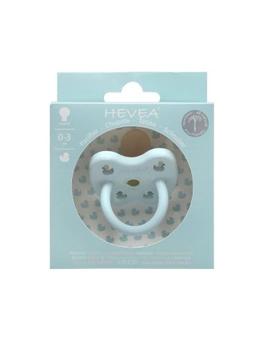 Tétine Ronde en caoutchouc Bleu Ciel