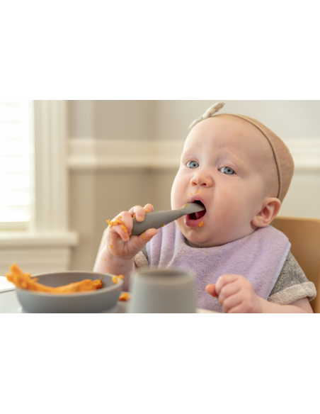 Mini Cuillères d'apprentissage en silicone souple