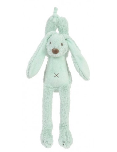 Peluche musicale Lapin Richie Bleu lagon