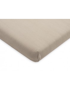 Drap housse Couffin Cododo en jersey de coton Beige...