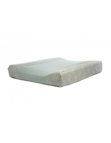 Housse de matelas à langer 70x50 cm Coton Gatsby Antique green