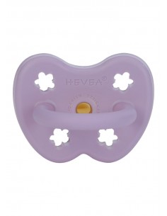 Tétine physiologique en caoutchouc naturel Mauve Lavender