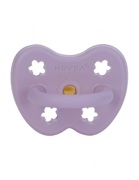 Tétine physiologique en caoutchouc naturel Mauve Lavender