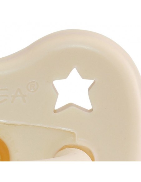 Tétine Physiologique en caoutchouc Blanc