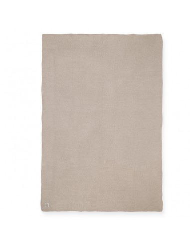 Couverture en maille tricotée Beige Nougat...