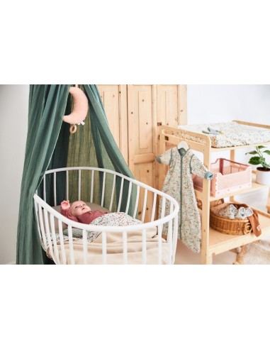 Couverture en maille tricotée Beige Nougat...