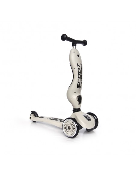 Porteur 2 en 1 évolutif en trottinette 1 à 5 ans Blanc