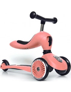 Porteur 2 en 1 évolutif en trottinette 1 à 5 ans Pêche 2