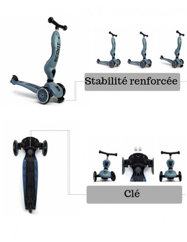 Porteur 2 en 1 évolutif en trottinette 1 à 5...