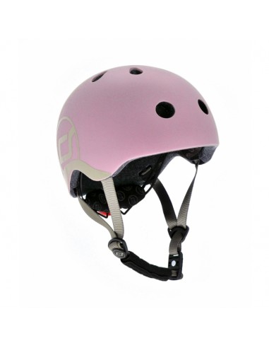 Casque de sécurité enfant pour porteur, trottinette ou vélo Rose